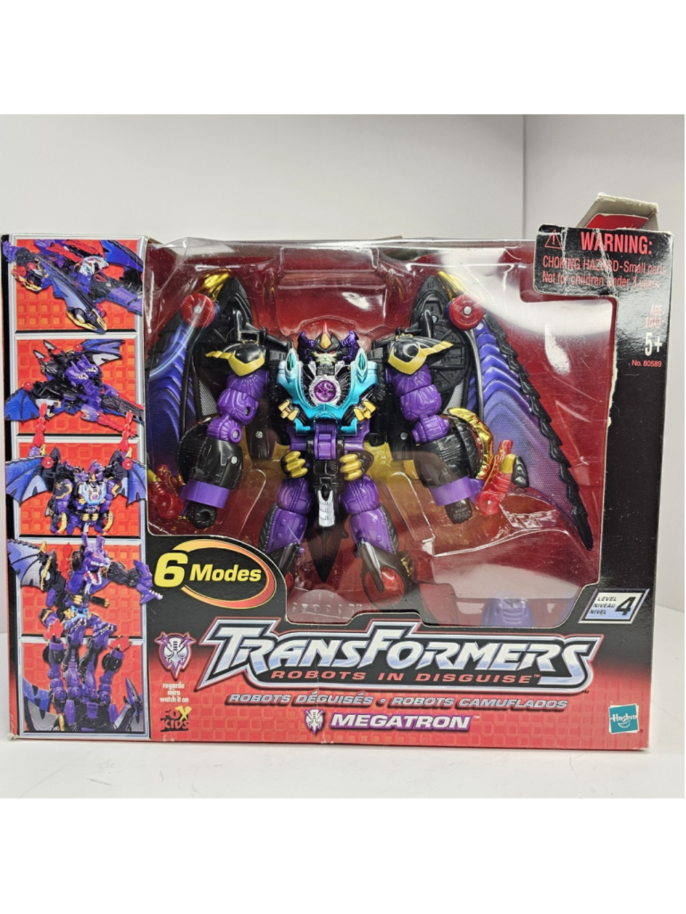 Transformers Robots In Disguise Megatron Evil Leader 6 Modes CIB 2001 Hasbro